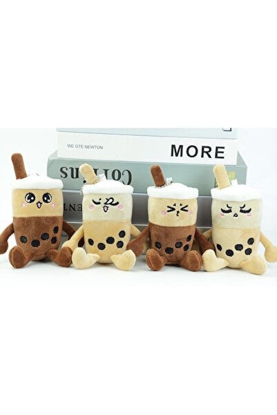 EFE UNIVERSE Set of 30 Bubble Tea Plush Keychains, EFE UNIVERSE, 3D Tapioca C...