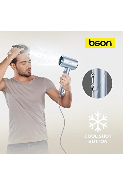 bson Blowster 1800W Hair Dryer with LCD Display & Cool Shot