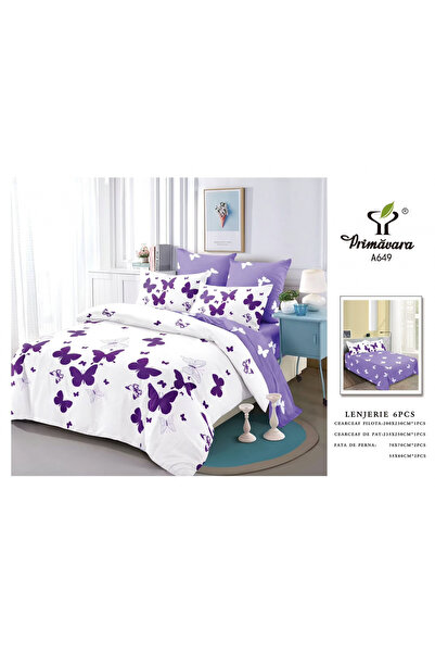 FIONNA.RO Lenjerie Din Finet - Fluturi Mov