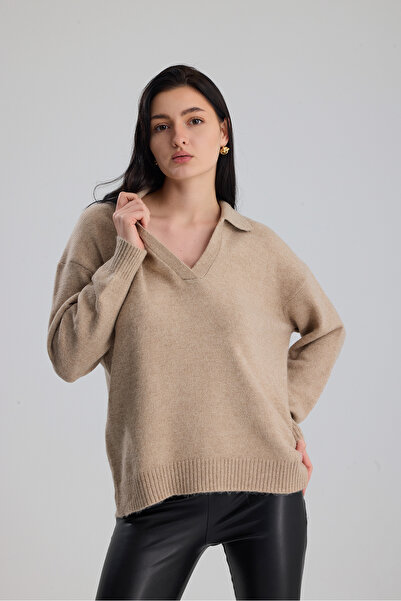 Figo Polo Neck Women's Sweater