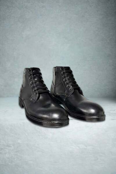 USLU Hakiki Deri Klasik Erkek Botu