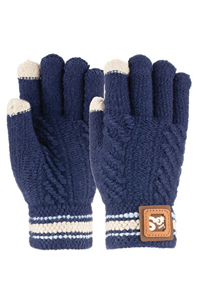 Kitti K25240-08 9-12 Years Old Boys' Knitted Gloves