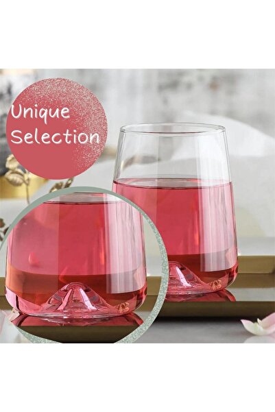 LAV Set of 6 Premium Glasses, LAV, Terra Model, 475 ml, Transparent