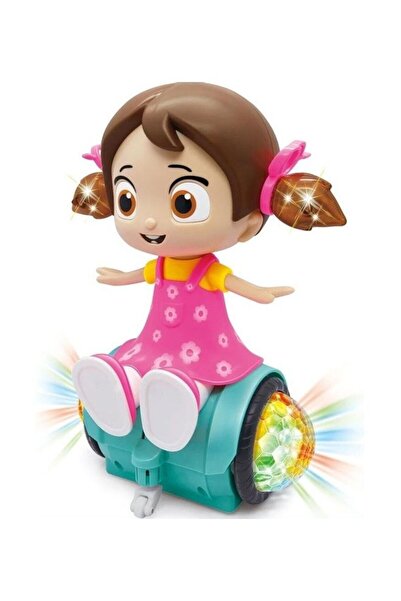 Zest 4 Toyz لعبة فتاة موسيقية راقصة تدور 360 درجة مع أضواء وامضة