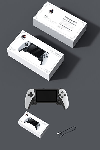 Wearfitpro M25 Oyun Konsolu 4.3 İnç IPS ekran 64GB 19000 + Oyunlar 3D Destekl...