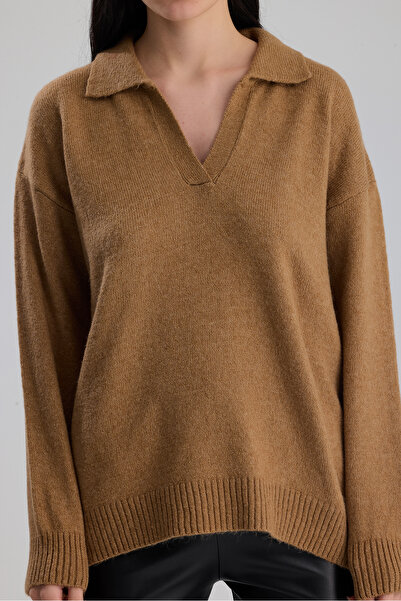 Figo Polo Neck Women's Sweater