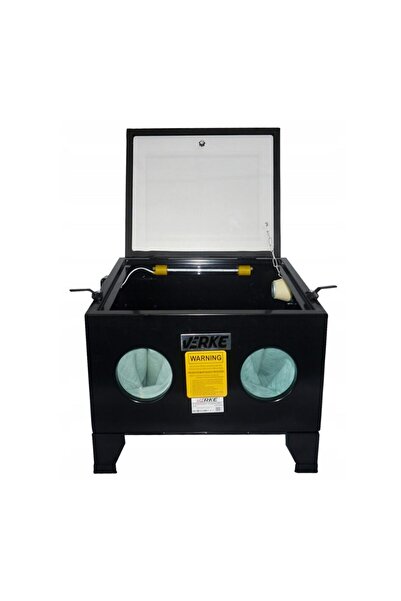 VERKE Sandblasting cabin, parts cleaning, 90 L, electric,