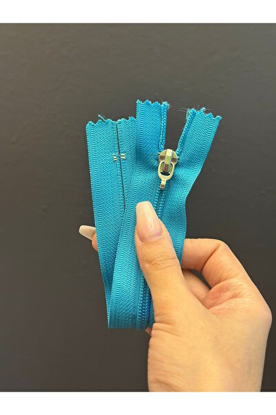 Gönülden Tasarım 24X3 CM FERMUAR ALBASTRU TURCOZ