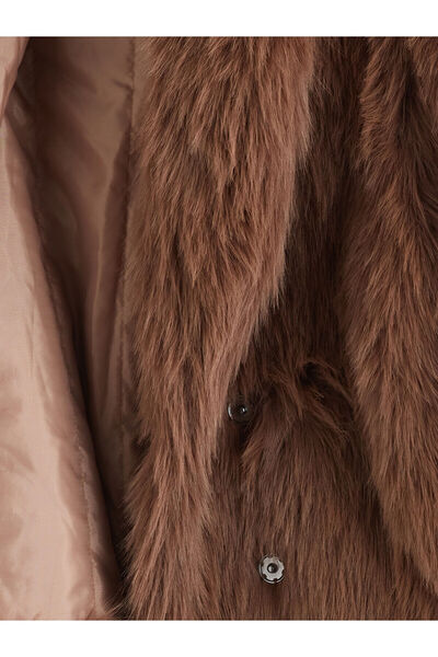 LC Waikiki Kız Çocuk Suni Kürk Kaban