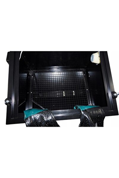 VERKE Sandblasting cabin, parts cleaning, 90 L, electric,