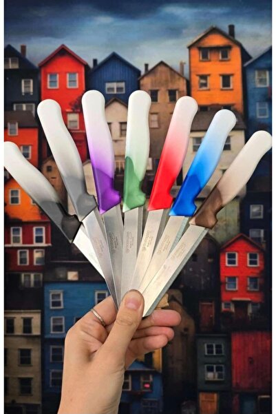 Mitahome Solingen Originals Vegetable Knife with Teeth 7-Piece Mixed Color