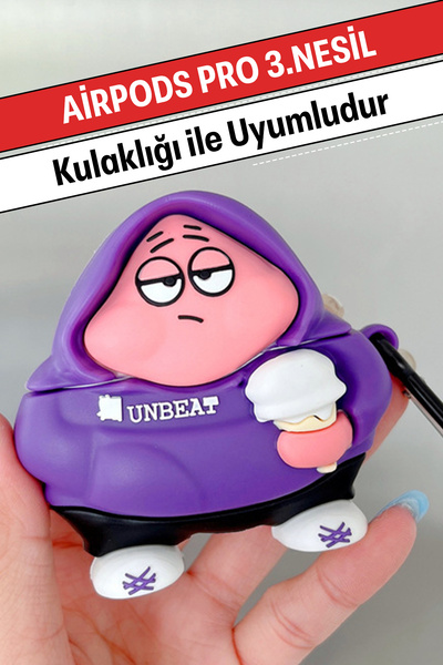 WANNA PROTECT High Quality Figured Earphone Case with Shock-Absorbing Hook Compatible with AirPods Pro 3Rd Generation