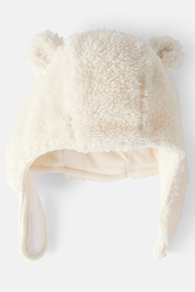 Carter's Baby White Beanie Gloves