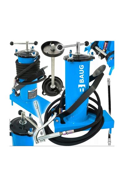 BAUG Manual grease pump 3L, Grease gun, 4m hose