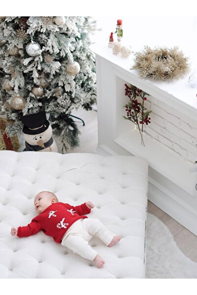 Nipperland Baby Girl New Year's Double Layer 100% Cotton Knitwear Set