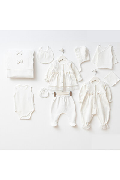 Baby %100 Pamuk Kız Bebek 10'lu Set Hastane Çıkışı