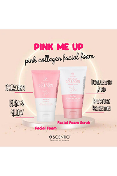 Scentio Pink Collagen Radiant & Firm Facial Scrub from - 100ml
