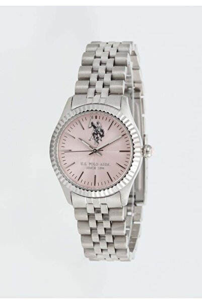 U.S. Polo Assn. Ceas analogic pentru femei cu curea din oțel inoxidabil