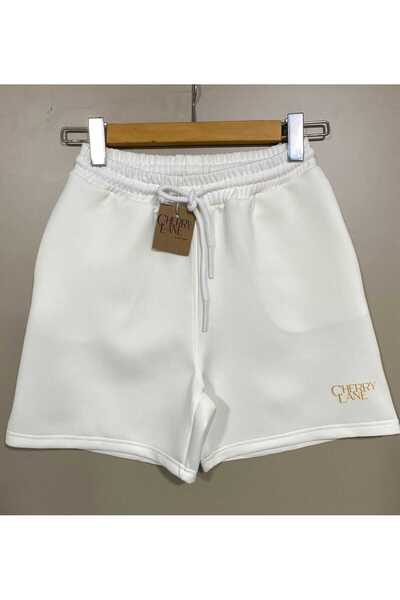 Cherry Lane Shorts with Gold Lettering Detail