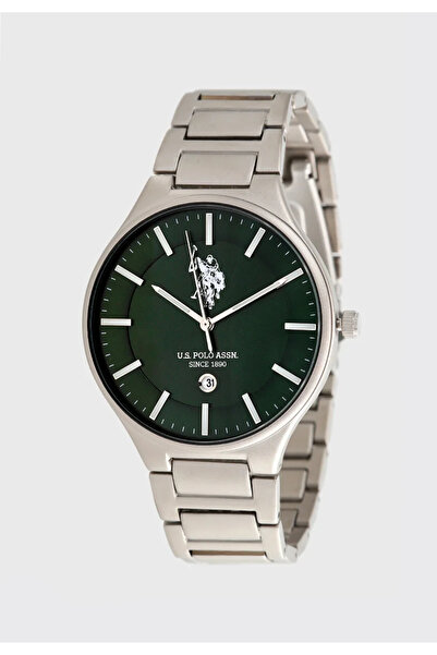 U.S. Polo Assn. Ceas analogic pentru bărbați cu curea metalică