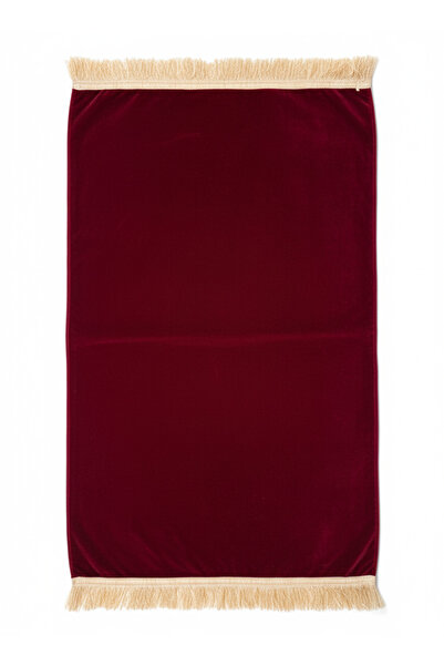 Öz Kadife Luxury Velvet Prayer Rug – Soft Texture, Premium Quality, Stylish and Elegant Design