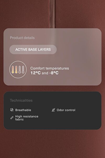 Oysho Thermal base layer half-zip top