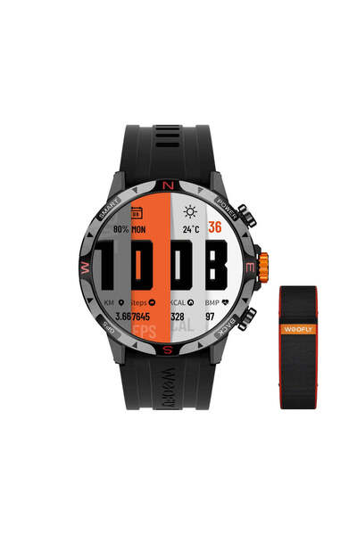 Weofly ساعة Conquer 2 الذكية – شاشة AMOLED مقاس 1.43 بوصة، ساعة رياضية مزودة ...