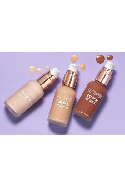 flower Beauty By Drew Barrymore Get Real Serum Foundation (Sable)