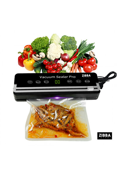 Zibba Life Pro Vacuum Sealer 120W, 65 KPA, 30 cm Seal, 10 Bags Included