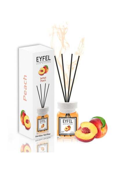 Generic مجموعة أعواد توزيع الروائح برائحة الخوخ من إيفيل - 120 مل - عطر فاخر ...