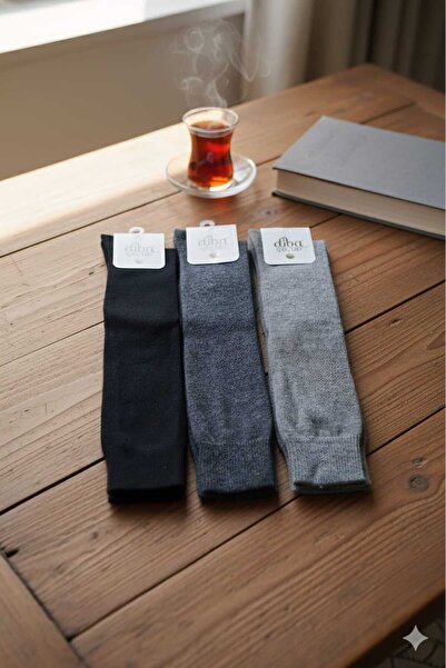 Diba YÜN DİZALTI ÇORAP 3 LÜ SETLER 36-41 NUMARA