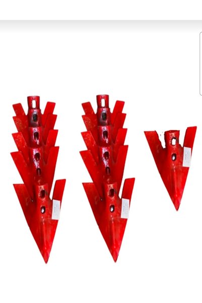 İKİLER Kültivatör Pabucu 7 MM Çelik 11 Adet (24 CM) - Kazayağı Pabucu ÇİVATAL...