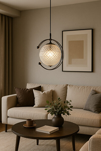 qwell Chandelier with an astronomical design