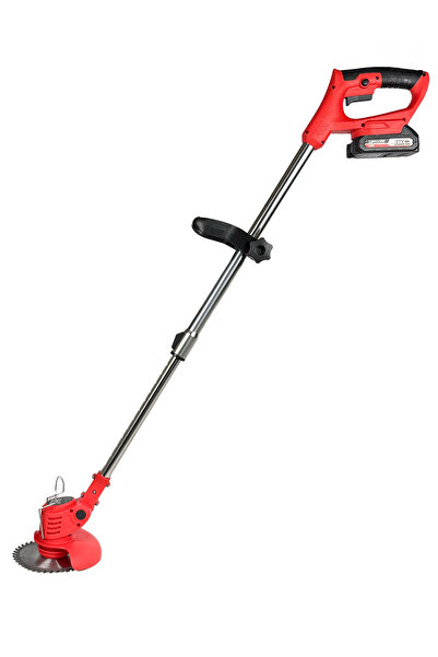 KİMMEER PLUS 2’Li 21v Çift Akü Uzatmalı Kollu Çalı Ot Biçme Şarjlı Tırpan Ve ...