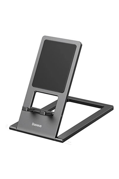 Bibilel Desk /Tablet Stand, Aluminum, Foldable, T479, Gray