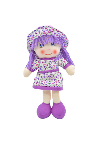 Krista Păpușă fetiță cu pălărie de înger de pluș, 30 cm, spune Îngerul Meu, v...