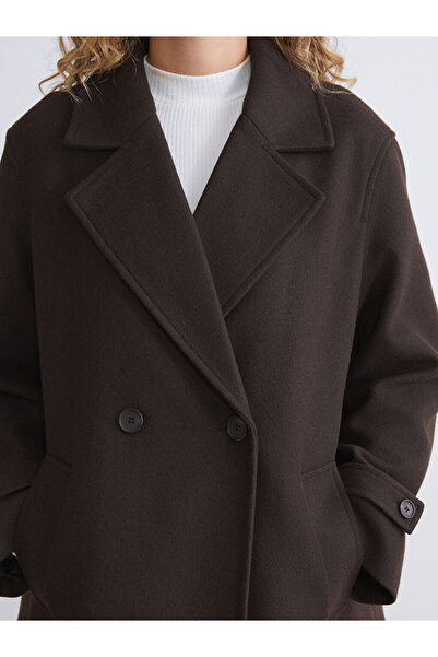 LC Waikiki Stylish Choices from Esvab Clothing |   Double-Breasted Collared Women's Cashmere Coat