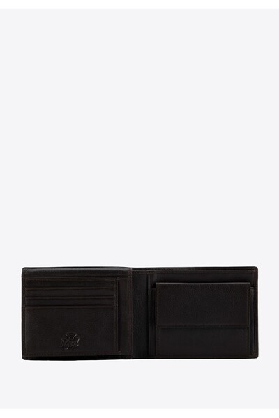 Wittchen Men's Medium Men's Wallet Made of Genuine Leather Brown Brown Genuine Leather
