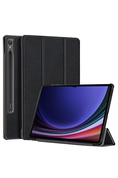Bibilel Protective Case FoldPro T75 for Samsung Galaxy Tab S9, Microfiber, Black