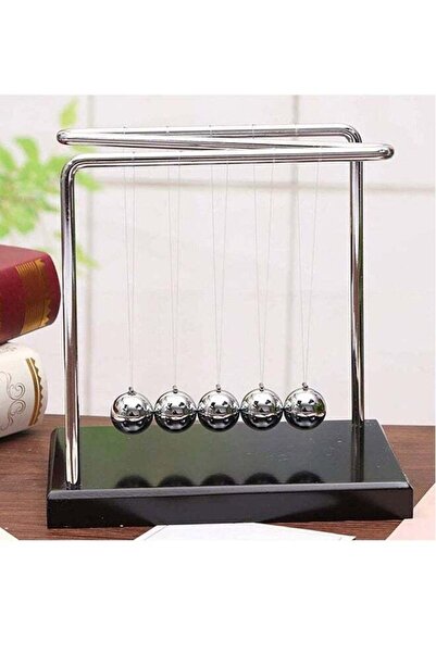 Generic كرات البندول المعدنية ذات القاعدة الخشبية على شكل حرف Z من مهد نيوتن ...