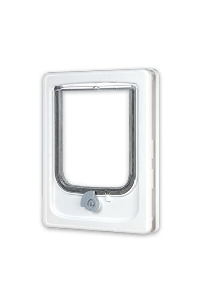 Zolux رفرف للقطط للباب الخشبي - 4 أوضاع (أبيض)