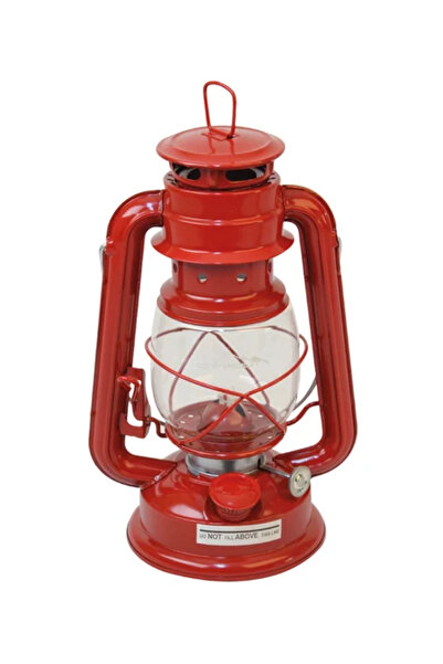 Lebron Klasik Gaz Yağı Lambası Gemici Feneri KÜÇÜK KIRMIZI