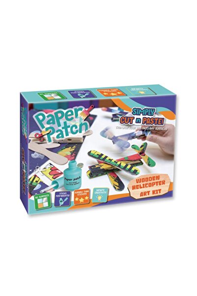 Strigo SET CREATIV "PAPER PATCH", ELICOPTER DIN LEMN