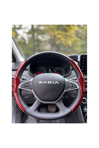 OEM Set of 2 carbon fiber half covers, Glossy Red, 31 x 3.5 cm size