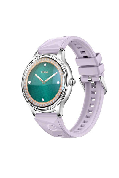 COLMI Έξυπνο ρολόι L28 Air για γυναίκες – Οθόνη AMOLED 1,32”, Κλήσεις, Σιλικόνη και Γνήσιο Δερμάτινο Λουράκι