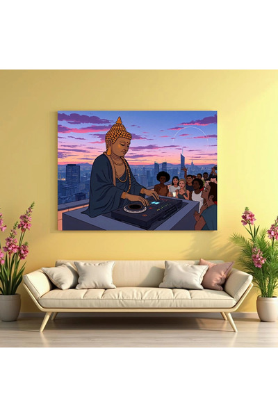 Printees Tablou - Buddha DJ