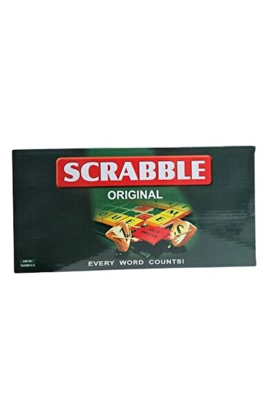 Toys Joc de societate Scrabble, ideal pentru copii și familie, exersarea limbii engleze, 2-4 jucători