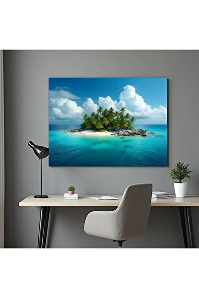 Printees Tablou - Insulă exotică - Canvas pe șasiu - 40x30 cm
