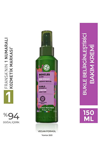 Yves Rocher Curl Defining Conditioner Moisturizing Vegan Treatment for Curly and Wavy Hair