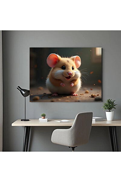 Printees Tablou - Hamster - Canvas pe șasiu - 40x30 cm